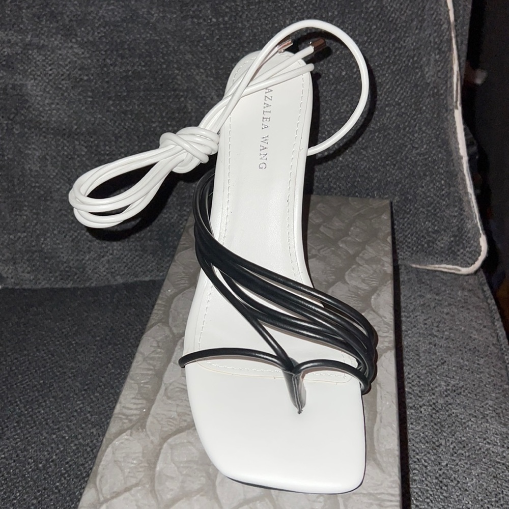 BRAND NEW NEVER WORN STRAPPY HEELS!!!